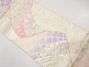 アンティーク　華紋に若松模様織り出し袋帯（材料）